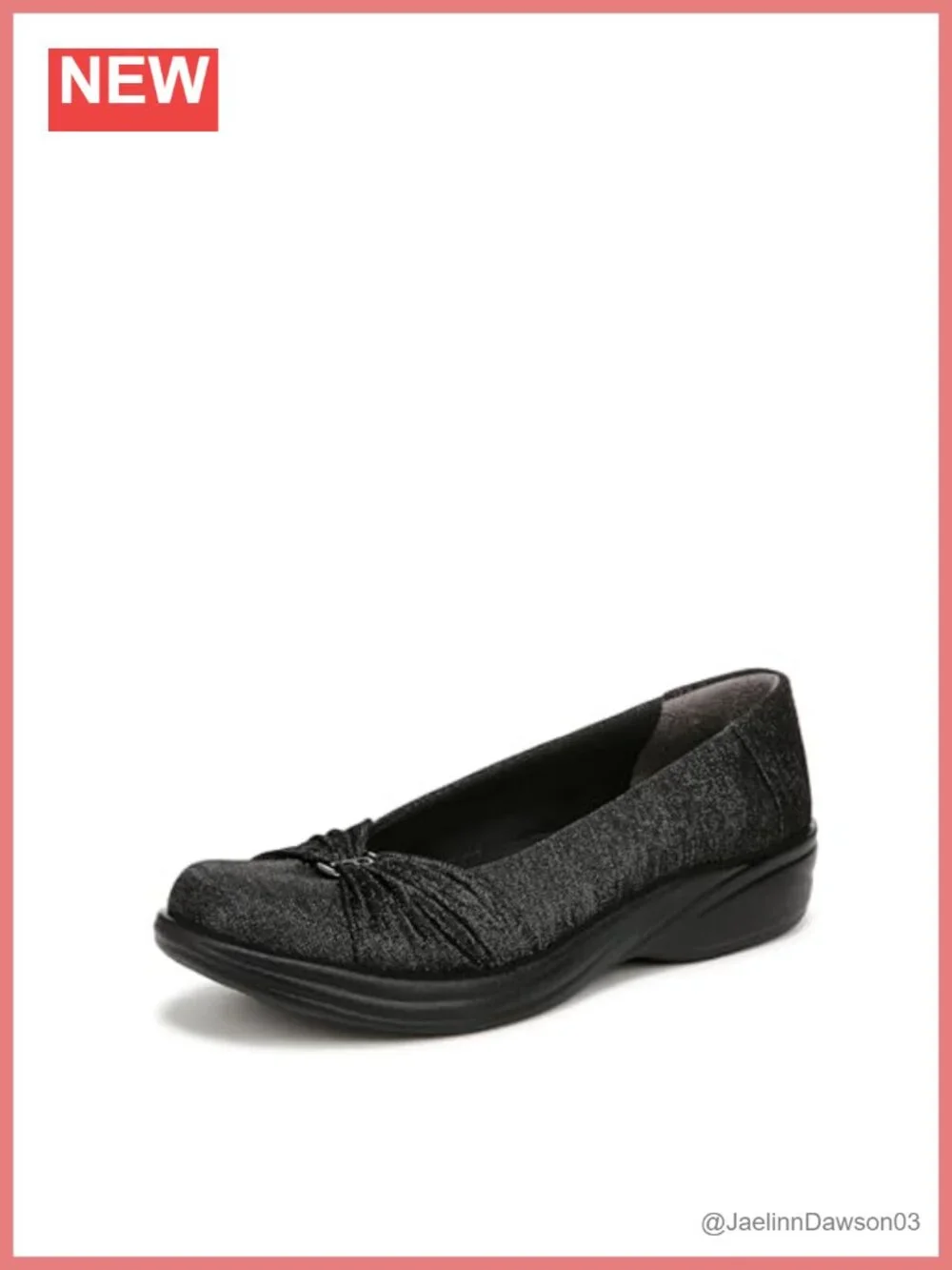 LifeStride Paige Womens Slip-On Loafer Flats Machine Washable Ballet